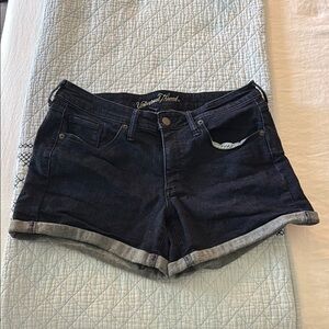 Universal Thread Blue Jean Shorts Mid-Rise Cuffed